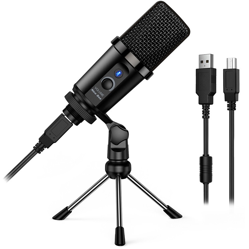 USB kondenzátor mikrofon PC-hez és laptophoz